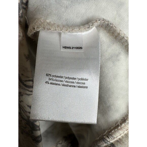 NEW H Halston Studio Sweater Womens Large Marble Print Pullover Long Sleeve - Picture 5 of 6